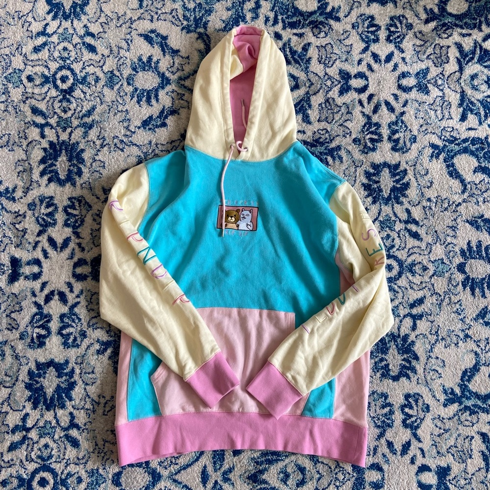 Teddy Fresh x Rip n Dip Color Block Hoodie